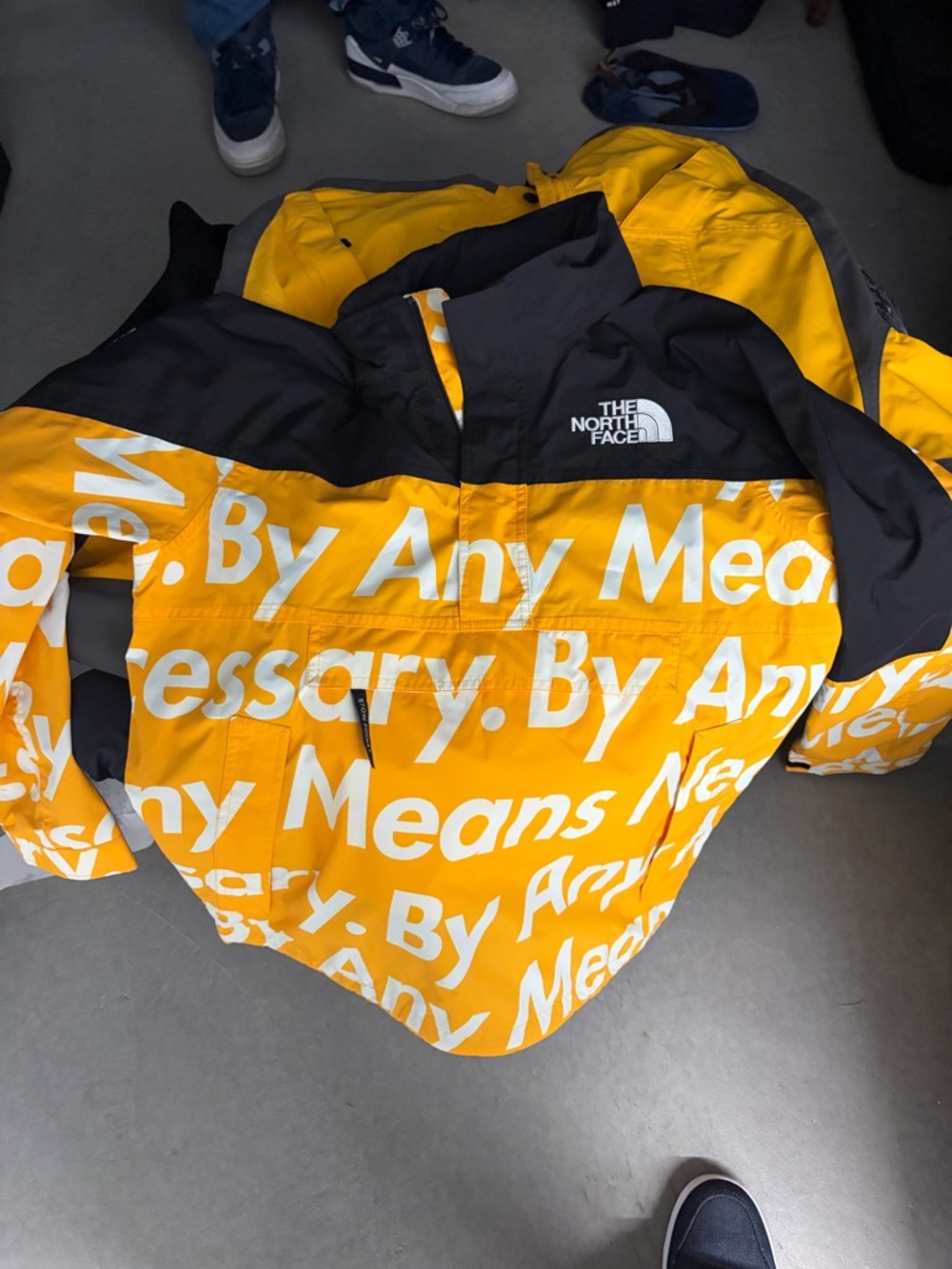 The North Face Yellow and Black 'By Any Means' Pullover